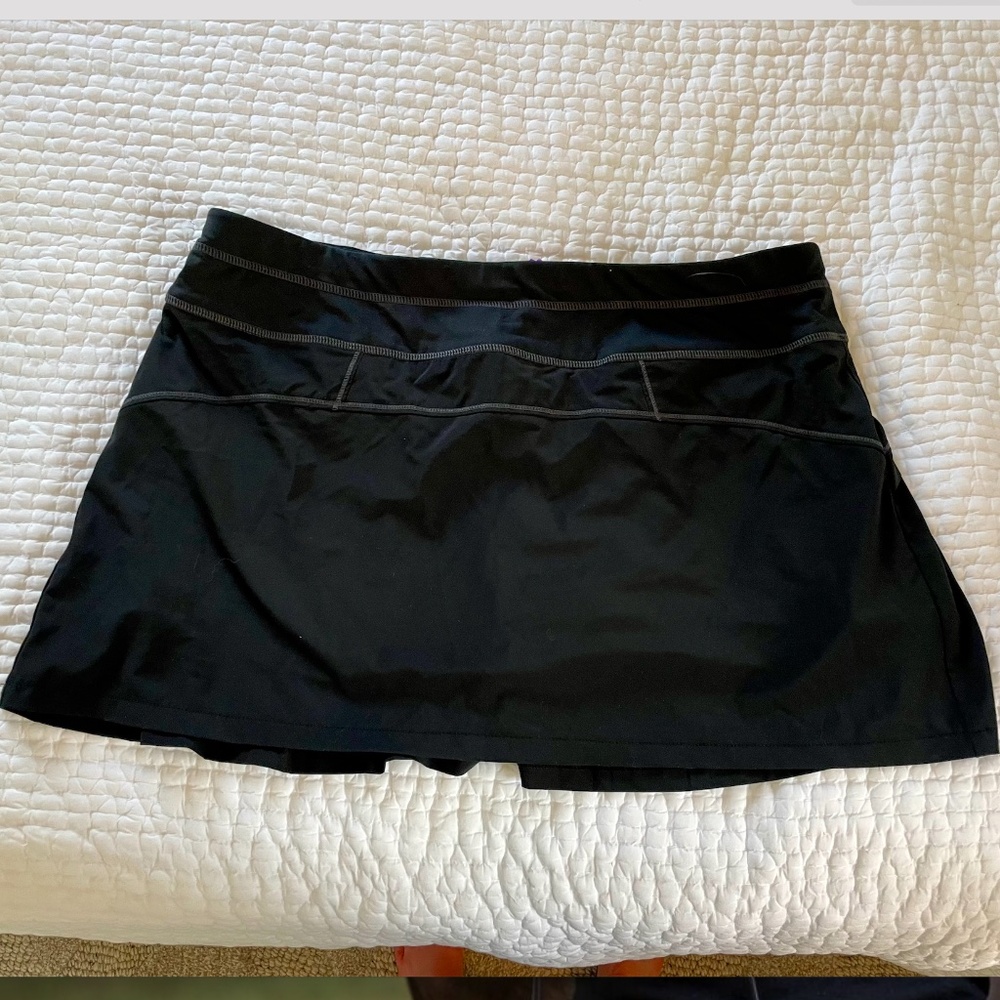 Athleta Black Athletic Skort, Large